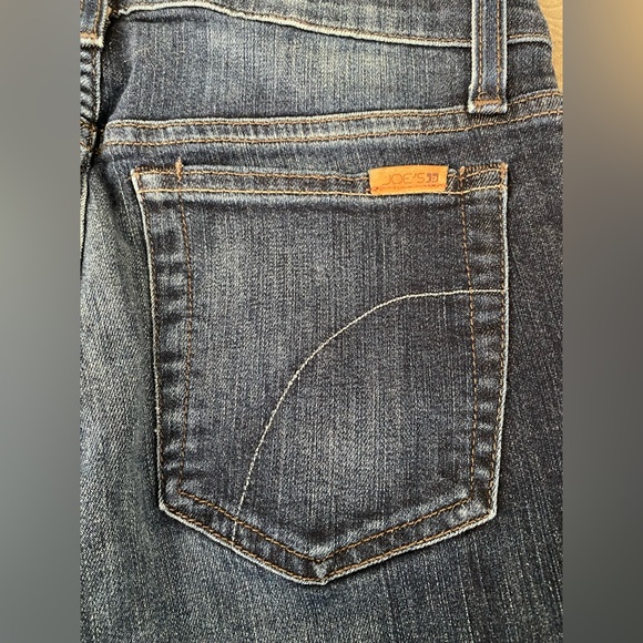 Joe’s Jeans mid rise skinny ankle jeans 27 women’s dark denim EUC riveted - Picture 7 of 10